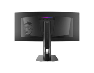 MSI MPG 341CQR QD-OLED X36 34 Inch UWQHD 360Hz Curved Gaming Monitor Rear View