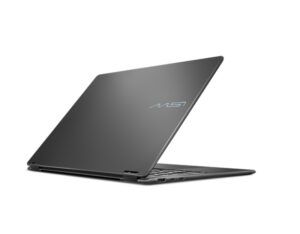 MSI Prestige 14 Flip AI+ D3MTG-227SG 2-in-1 Laptop Intel Core Ultra 9 386H 32GB 1TB OLED Touch Rear View