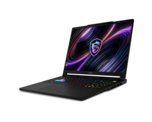 MSI Raider A16 HX B8W Gaming Laptop AMD Ryzen 9 8940HX RTX 5070 Ti 16GB 1TB – B8WH-030SG Side View