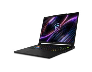 MSI Raider A16 HX B8WI-029SG Gaming Laptop AMD Ryzen 9 8940HX RTX 5080 16″ QHD+ 240Hz Side View