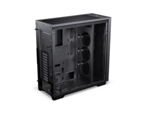 Omni X Server Workstation with AMD Ryzen Threadripper PRO 7965WX & NVIDIA RTX 5090 Side View