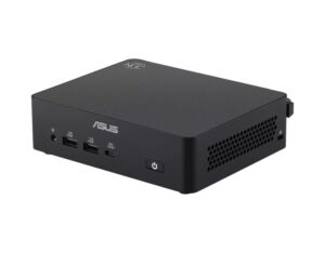 ASUS NUC 16 C3-304 Mini PC front top-right high angle view showing compact top design