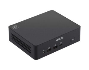 ASUS NUC 16 C5-320 Mini PC front-left top angle view showing compact square chassis