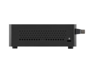 ASUS NUC 16 C5-320 Mini PC left side vent close-up showing cooling grille detail