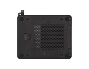 ASUS NUC 16 C7-350 Mini PC bottom vent view showing compact cooling design