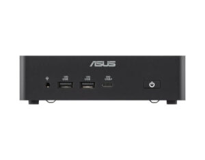 ASUS NUC 16 C7-350 Mini PC front close-up view showing compact front panel