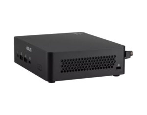 ASUS NUC 16 C7-350 Mini PC side vent angled view showing airflow-focused chassis