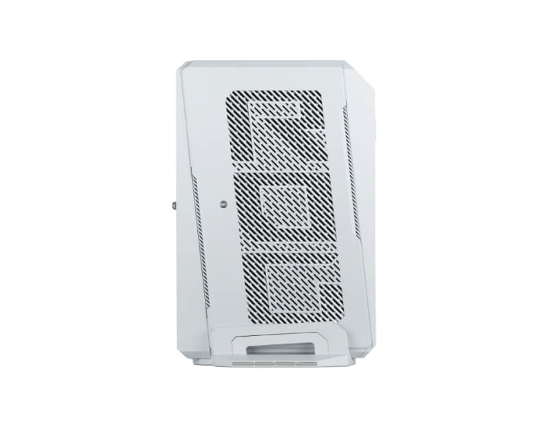 asus-rog-nuc-16-u9-290hx-rtx5070ti-side-vent-straight ASUS ROG NUC 16 Gaming Mini PC straight side vent view showing full vented side panel