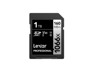 Lexar Professional 1066x 1TB SDXC UHS-I Card SILVER Series Front Ports