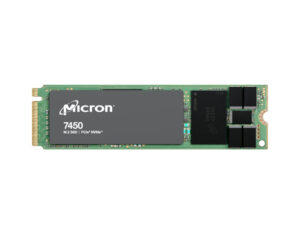 Micron 7450 PRO 960GB PCIe Gen4 NVMe M.2 2280 Enterprise SSD TCG Opal (Single Pack) Front View